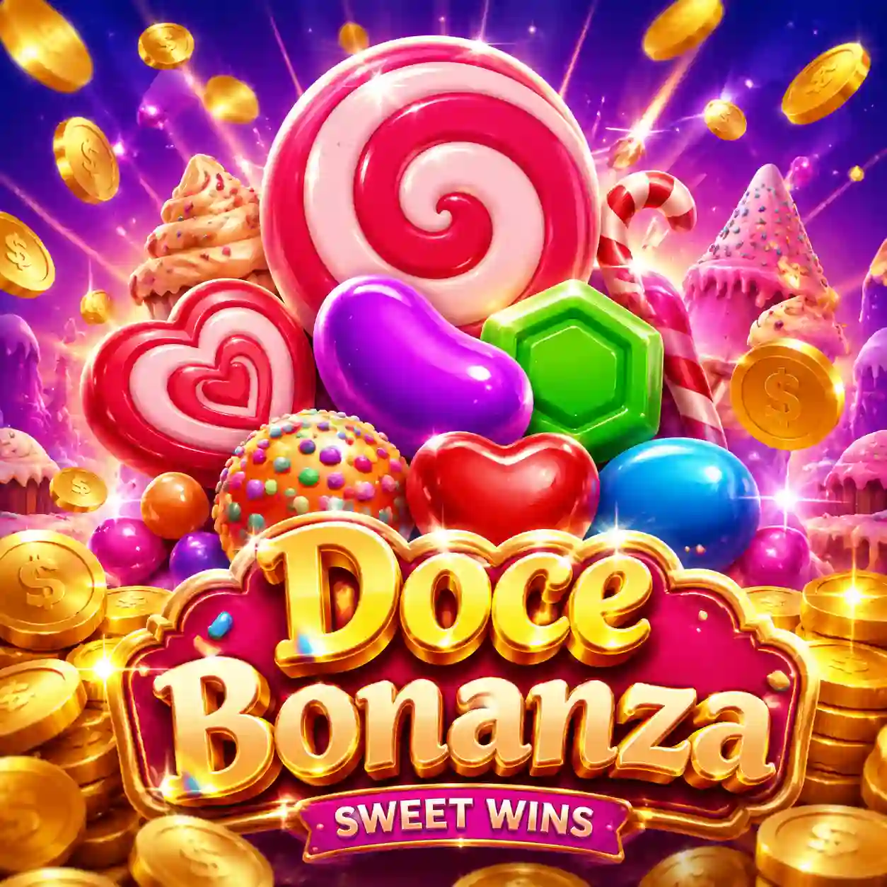 Slot Sweet Bonanza com símbolos de frutas